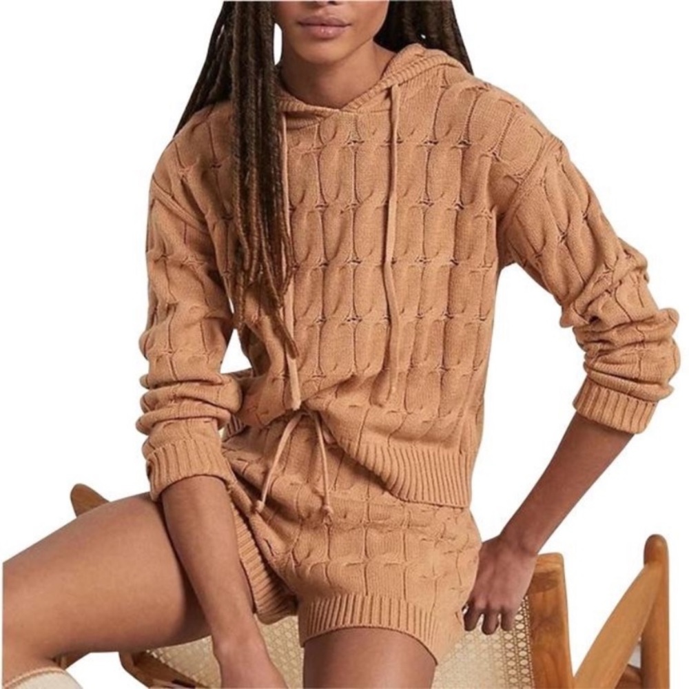 NWT Anthropologie Cable Knit Set Loungewear